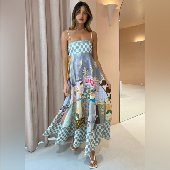 Alemais Emma Gale Linen Sundress - Picture 4 of 13